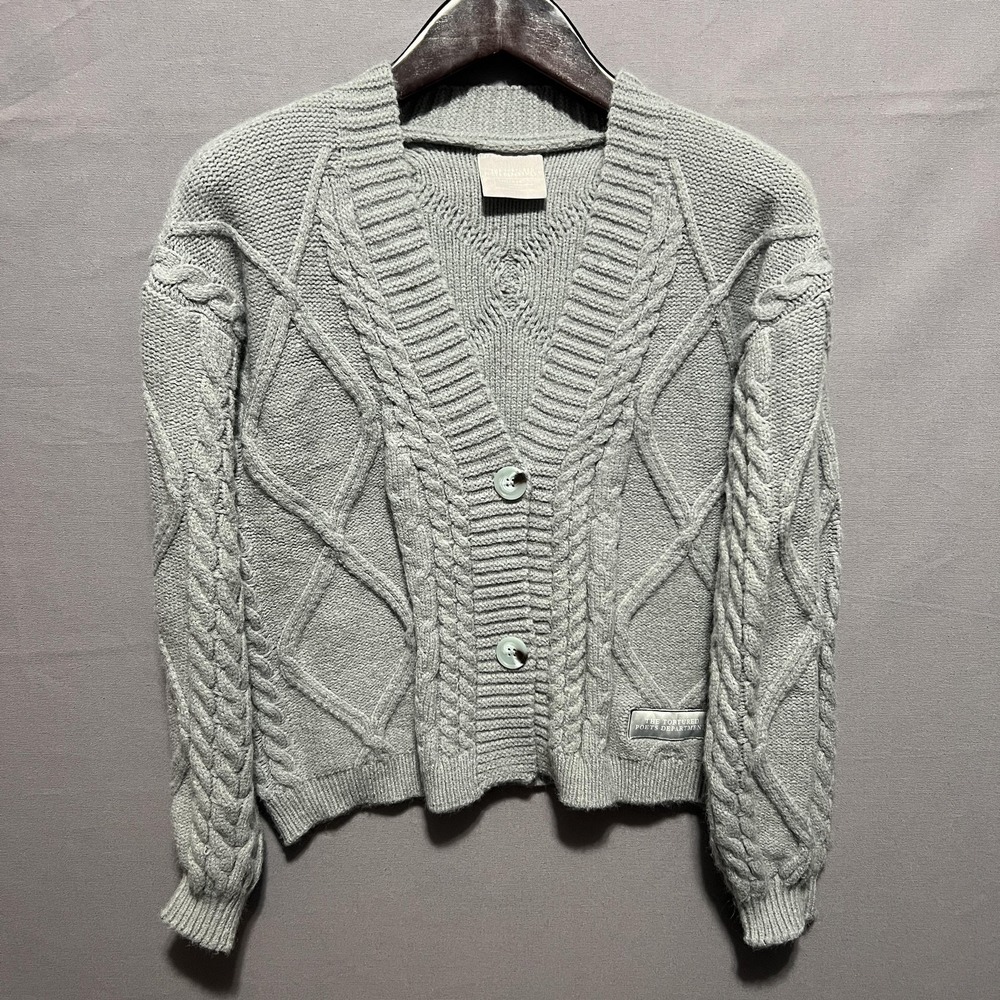 The Tortured Poets Department Cardigan‎ Womens MD/LG Cable Knit Taylor Swift